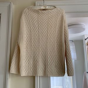 Zara fisherman sweater soft cotton